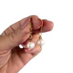 Biserčići u zlatnoj varijanti za svaki dan ✨️ Prirodni kultivisani biser 9mm Hirurški čelik